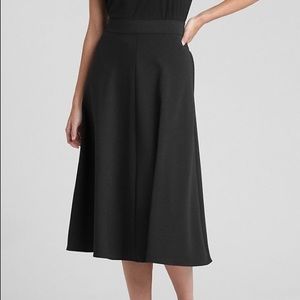 A-Line Midi Skirt in Ponte